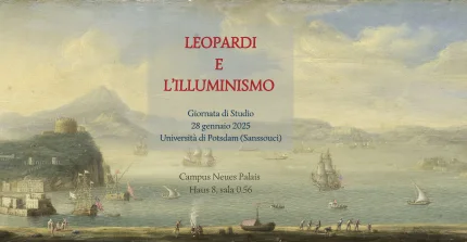Werbung für Leopardi e l'Illuminismo 2025