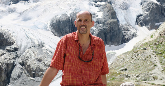 Peter van der Beek during a sampling campaign in the Alps | Foto: T.F. Schildgen