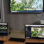 Der Kontrollraum des Frühwarnsystems in Joshimath.