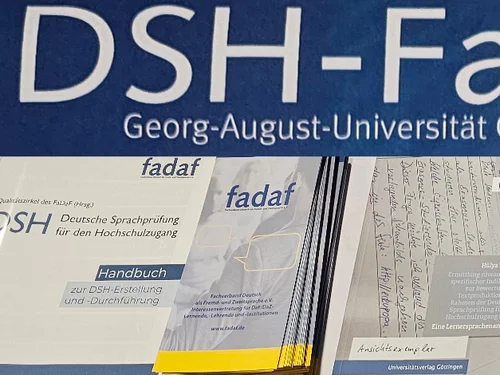 Collage aus Materialien des FaDaF