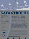 Flyer zur internationalen Tagung "Katastrophe - Ereignis, Figur und Wissensstruktur"