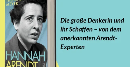 Cover der Arendt-Biografie mit Portrait der Philosophin
