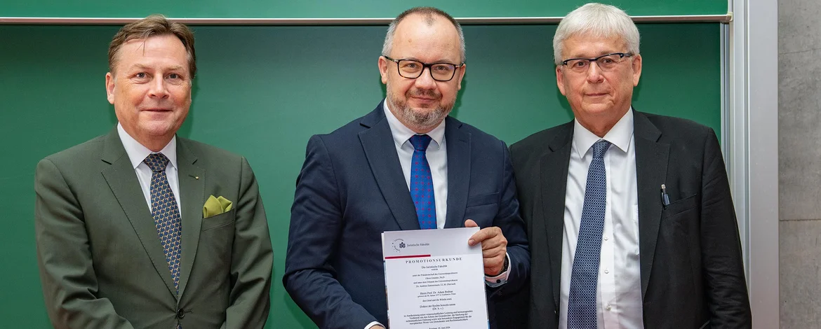Portrait der Professoren Günther, Zimmermann und Bodnar - 