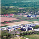 Eng verbunden: Blick über die drei Max-Planck-Institute und das erste Fraunhofer-Institut zum Uni-Campus Golm