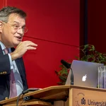 Vergabefeier Deutschlandstipendium 2019/20: Prof. Dr. Schweigert, Vizepräsident für Internationales, Alumni und Fundraising 