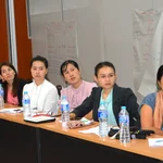 Participants listening to the lecture