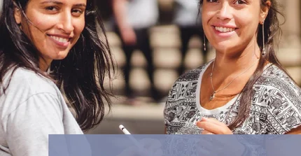 two interational students