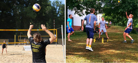 Spikeball und Beachvolleyball