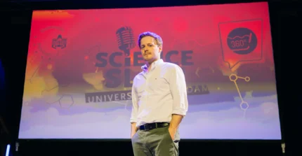 Forscher der Uni Potsdam beim Science Slam