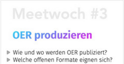 Meetwoch - OER produzieren