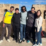 Gruppenbild auf dem Torre de Quart