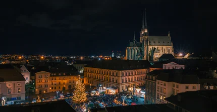 City of Brno at night