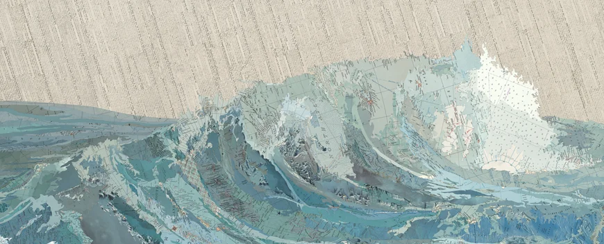 Cat's Wave by Matthew Cusick