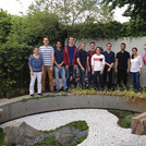 Kulak group in a Japanese garden