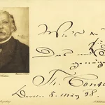 Postkarte mit Bild von Fontane