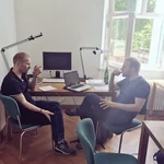 Dennis Mischke und Frank Fischer im Gespräch