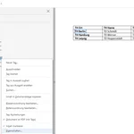 Screenshot Adobe Pro: Fehlerhaft getaggte Tabelle