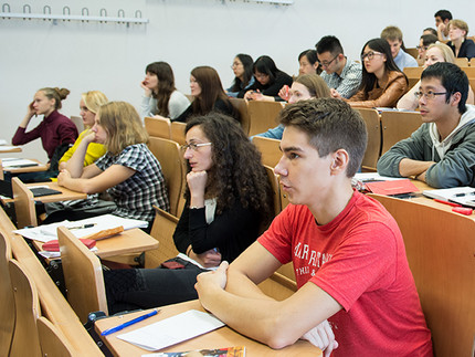 Studierende im Hörsaal, Foto: K. Fritze