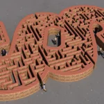 labyrinth in the form of a paragraph