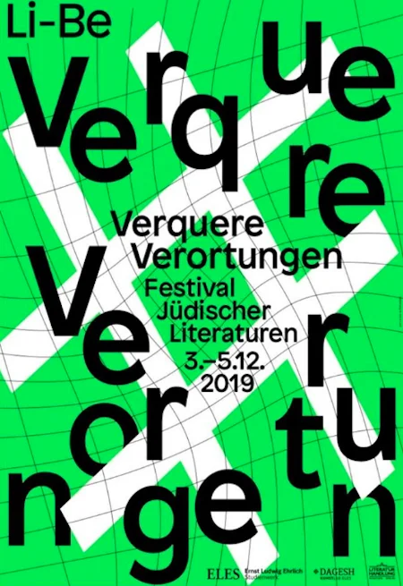 Veranstaltungsplakat Festival Jüdische Literaturen