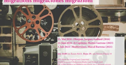 Romantische Filmreihe SoSe 2024 Uni Potsdam Institut für Romanistik