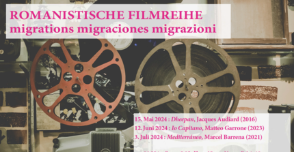 Romantische Filmreihe SoSe 2024 Uni Potsdam Institut für Romanistik