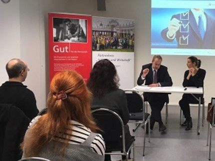 Pressekonferenz in der Wissenschaftsetage