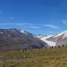 Studierende vor dem Geltscher "Hintereisferner" im Landschaftspraktikums in den Ostalpen (2020).