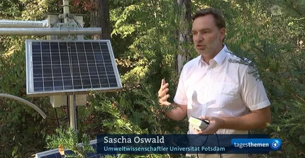tagesthemen-Beitrag über Trockenheit mit Sascha Oswald