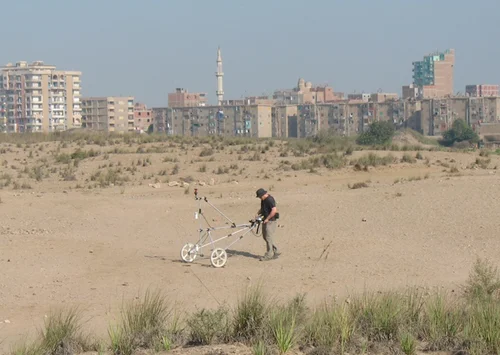 Cesium magnetometer measurement near Cairo