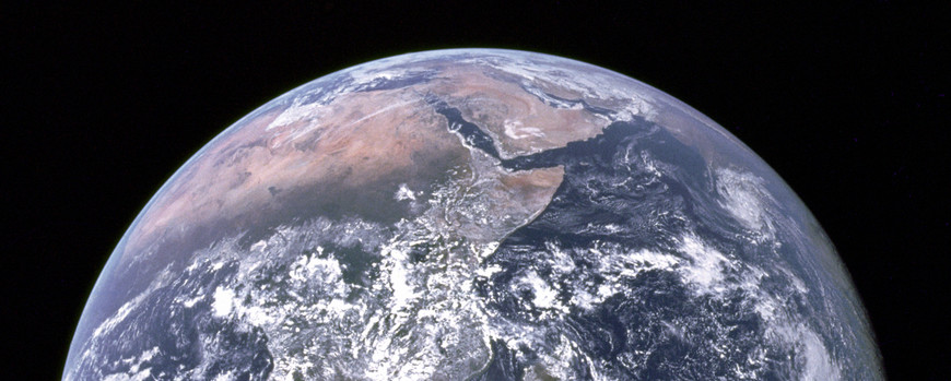 Aufnahme der Erde während des Fluges von Apollo 17; 7. Dezember 1972 (The Earth seen from Apollo 17)