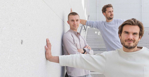 Die drei Gründer von „Vly Foods“: Nicolas Hartmann, Niklas Katter, Moritz Braunwarth