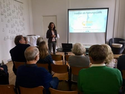 Vortragende zum Thema Insekten als Nahrungsquelle