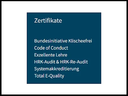 Hier sehen sie alle Zertifikate.