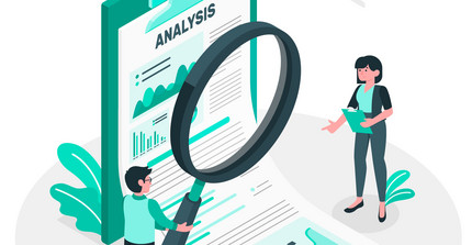 Analysekonzept illustration