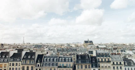 Houses on the outskirts of Paris