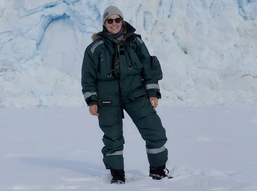 CLEWS student Tessa Möller in Svalbard, 2023