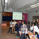 Presentation of the poster about "Daily life in elderly"