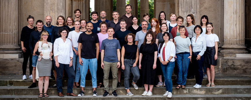 Team des ZfQ der Universität Potsdam am Neuen Palais