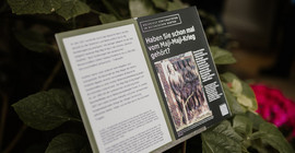 Tafel der Ausstellung „Koloniale Kontinuitäten – Postkolonialer Rundgang durch den Botanischen Garten Potsdam“.