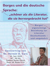 Plakat zum Vortrag von Dr. Hernán D. Caro