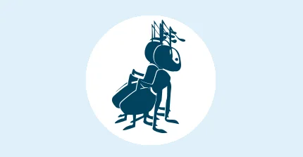 Git UP Logo, Ameise