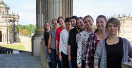 Gruppenfoto von Frauen (Teilnehmerinnen des Mentoring-Programms an der Universität Potsdam (Foto: Nicole Körner)