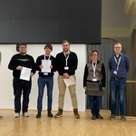 group of people, winners of prizes