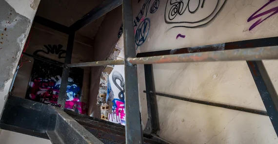 Foto von der Turmtreppe