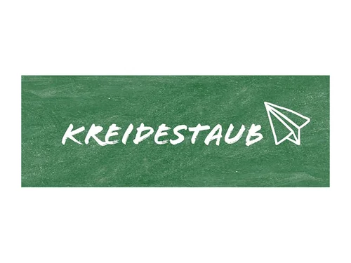Grüner Hintergrund mit weißer Kreideschrift