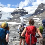 Geomorphologie-Exkursion im Masterstudium in die Schweizer Alpen.