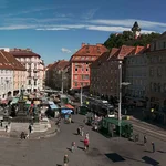 Rathaus Graz, Blick vom Balkon
