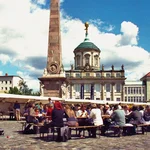 Ins Zentrum gerückt: Das Uni-Sommerfest findet am Alten Markt statt.