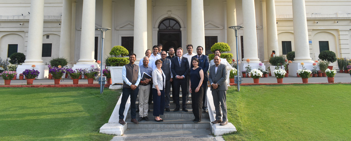 Die Delegation der Universität Potsdam mit den Gastebern am Indian Institute of Technology (IIT) in Roorkee, Indien. - 